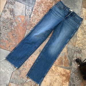 Madewell Straight Leg Blue Jeans